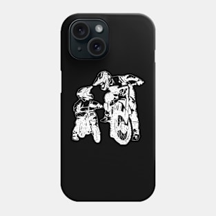 Dirt Bike Dad Motocross Motorcycle Biker Father Kids Gift Phone Case