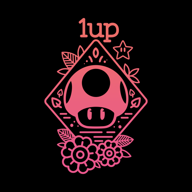 1 up pink by PAINTMONKEYS