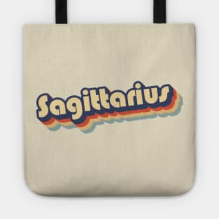 Sagittarius Retro '70s Tote