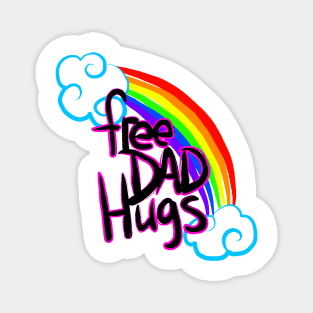 Free Dad Hugs Magnet