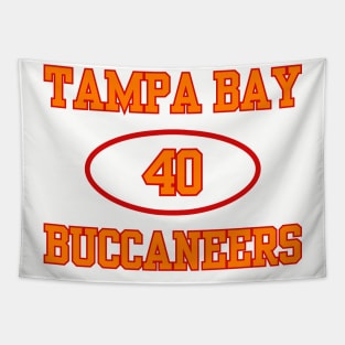 TAMPA BAY BUCCANEERS MIKE ALSTOTT #40 Tapestry