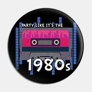 Parry like it's the 1980s funny retro cassette tape gift Pin