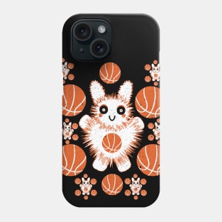 Cute Repeating Basketball Rabbit Phone Case