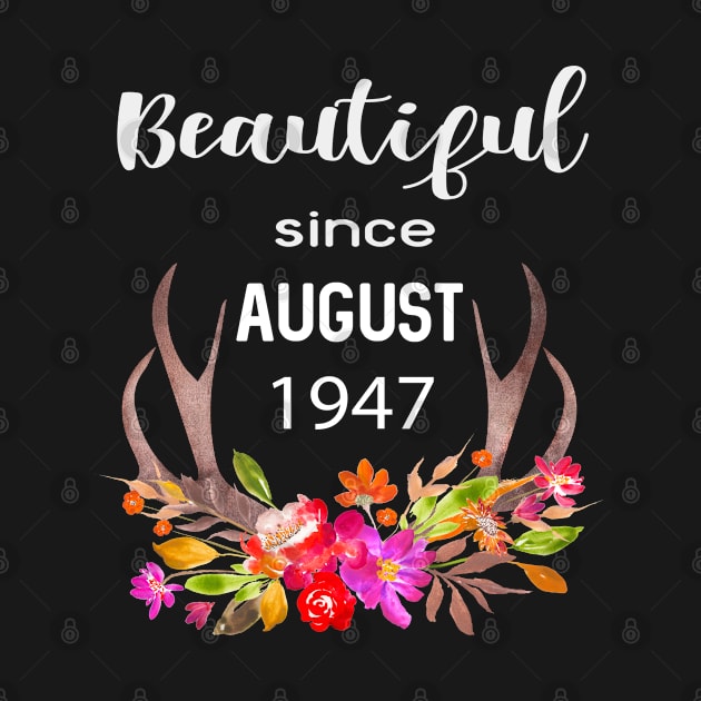 Deer Antler Elk Hunting Flower Horn Beautiful Since August 1947 by familycuteycom