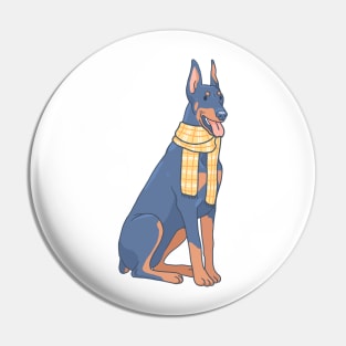 Cozy Doberman Pinscher Pin