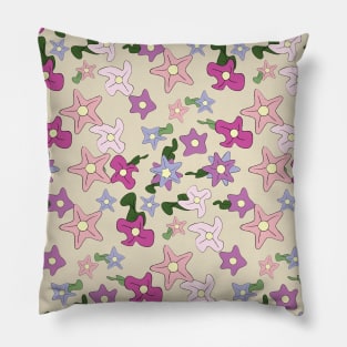 Pastel Flowers Pillow