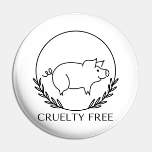 Cruelty Free Pig Pin