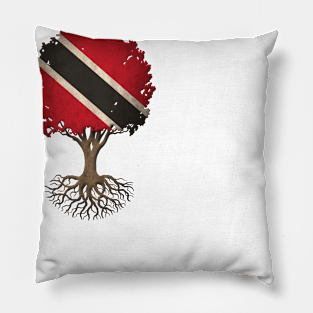 Tree of Life with Trinidadian Flag Pillow