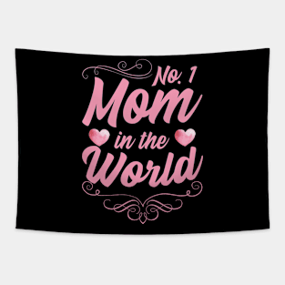 No.1 Mom in the world Tapestry