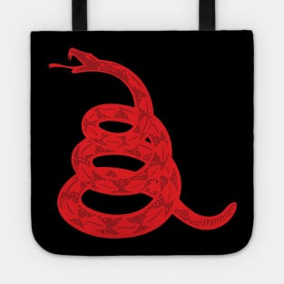 Red Gadsden Snake Tote