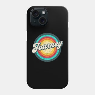 name in color circle Phone Case