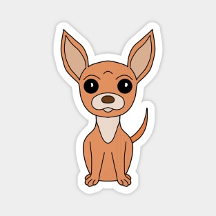 Dog Cartoon Amazing Fawn Chihuahua Magnet