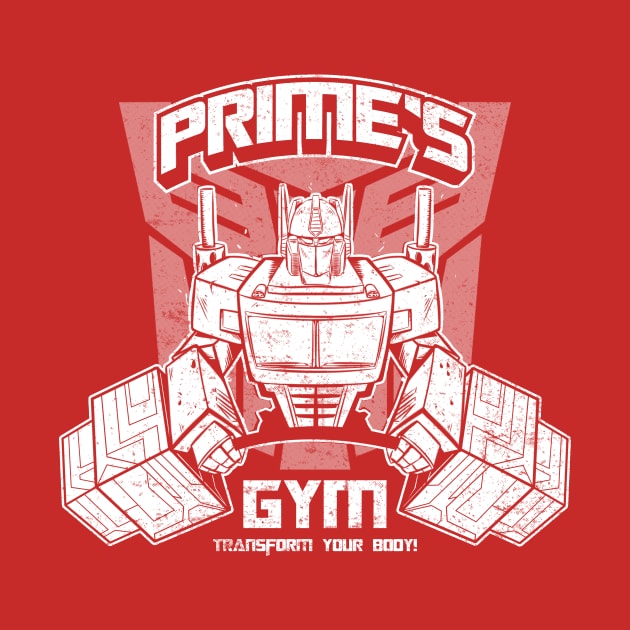 Prime's Gym by CoinboxTees