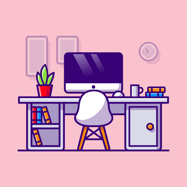 Workspace Cartoon Illustration by Catalyst Labs