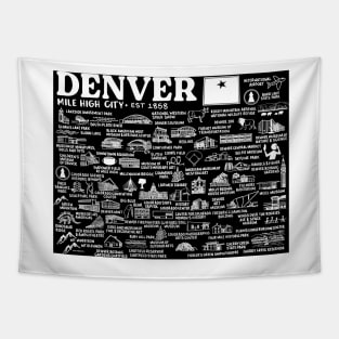 Denver Map Tapestry