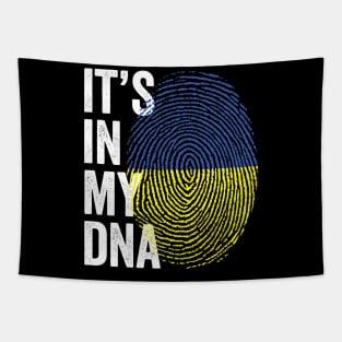 It's In My DNA Ukrainian Gifts Ukraine Flag Tapestry