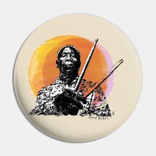 Afrobeat drummer Pin