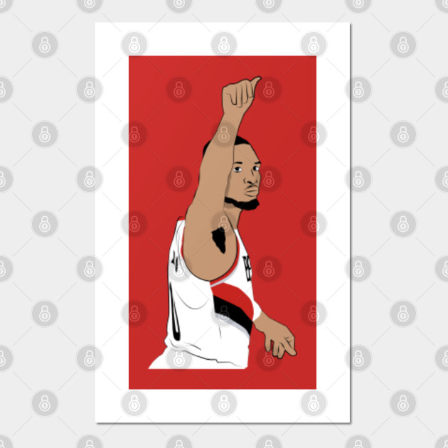 Damian Lillard Wave Damian Lillard Posters And Art Prints