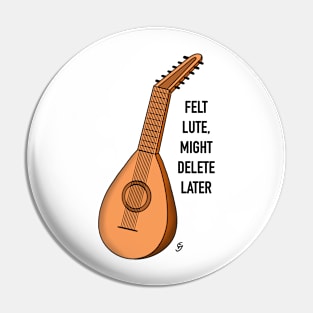 Felt Lute, might delete later Pin