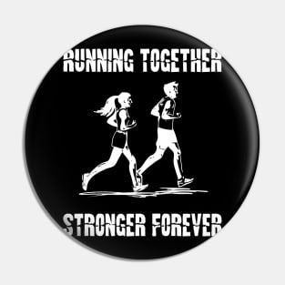 running together stronger forever running couple Pin