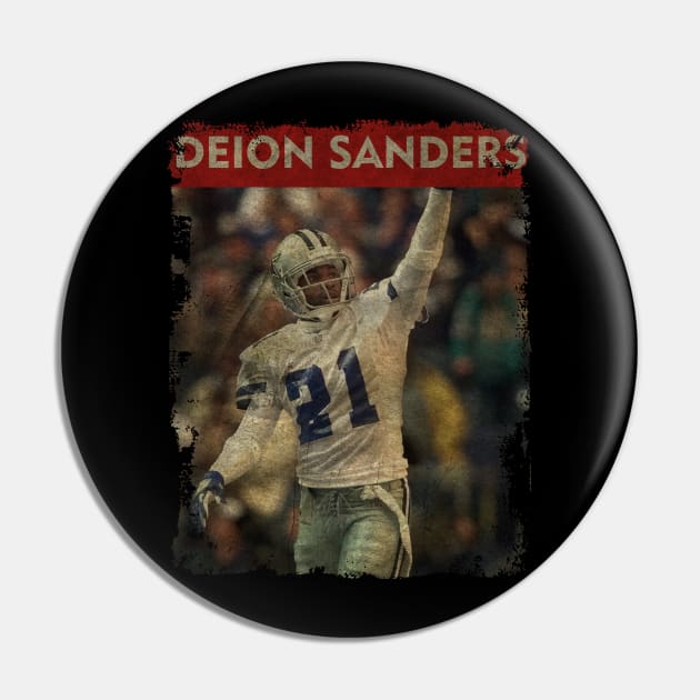 TEXTURE ART-Deion Sanders - RETRO STYLE 3 Pin by ZiziVintage