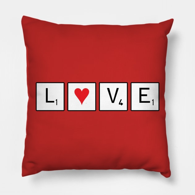 L.O.V.E. Pillow by carlomanara