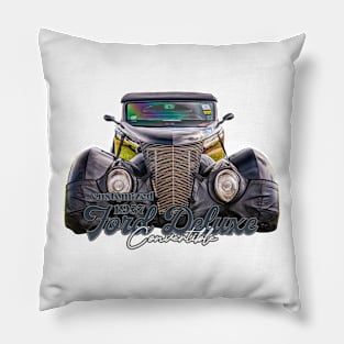 Customized 1937 Ford DeLuxe Convertible Pillow