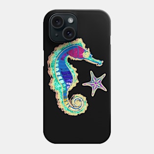 Starfish and Seahorse Phone Case