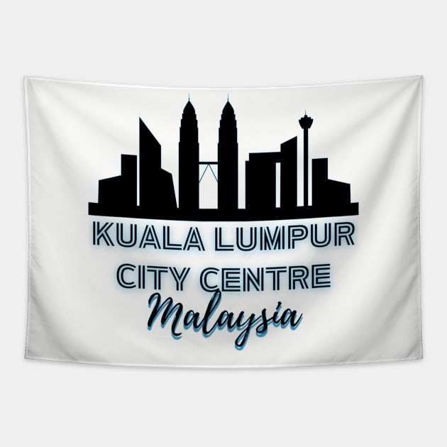 KLCC Malaysia Tapestry by TeeText
