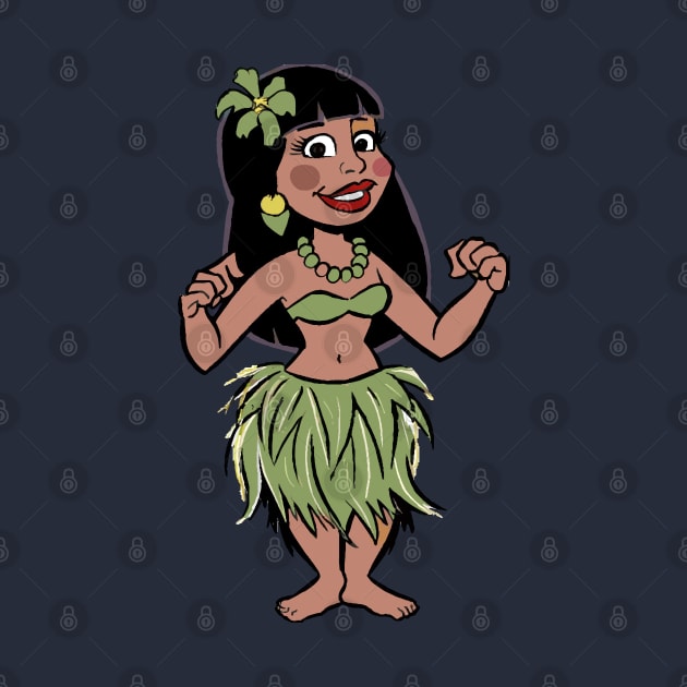 Hula traditional dance by Alexander Luminova