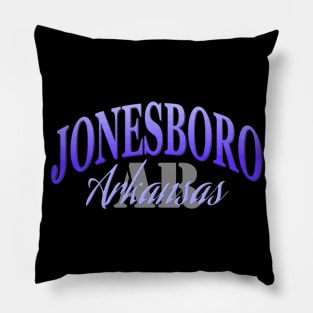 City Pride: Jonesboro, Arkansas Pillow