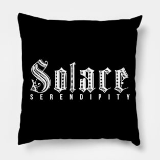 Solace, serendipity Pillow