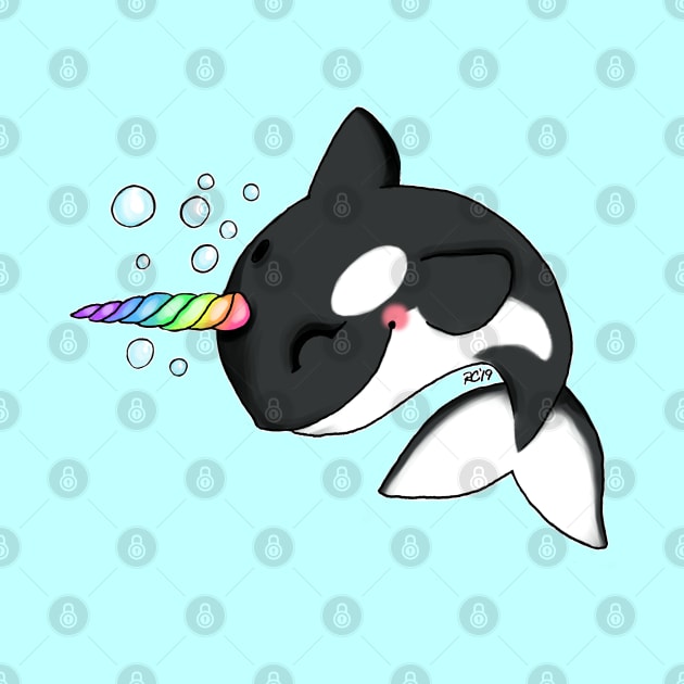 Orca Narwhal by ruthimagination