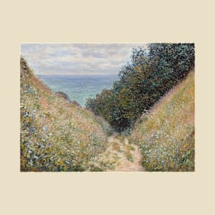Road at La Cavee - Claude Monet T-Shirt
