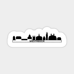 Mestreechter skyline zwart Magnet