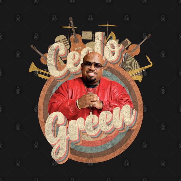 Ceelo Green // Music Tour Vintage Retro Style by kumurkumur