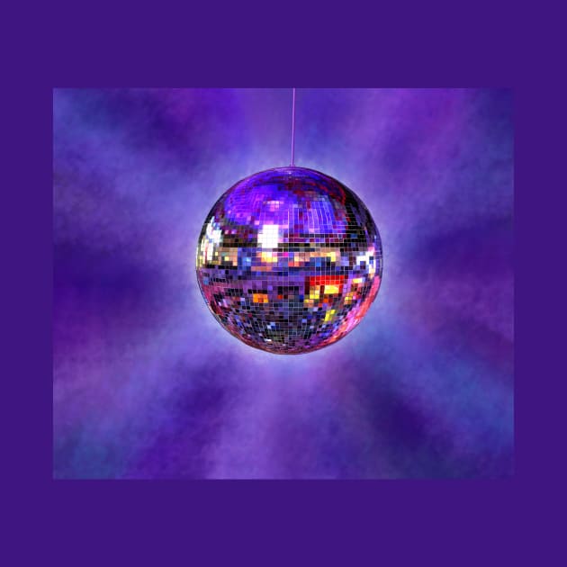 Purple Shades of Disco by Art by Deborah Camp