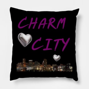 CHARM CITY BALTIMORE DESIGN Pillow