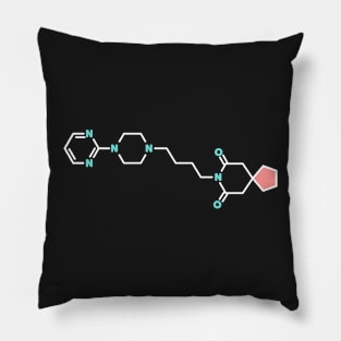 Buspar Chemical Structure Pillow