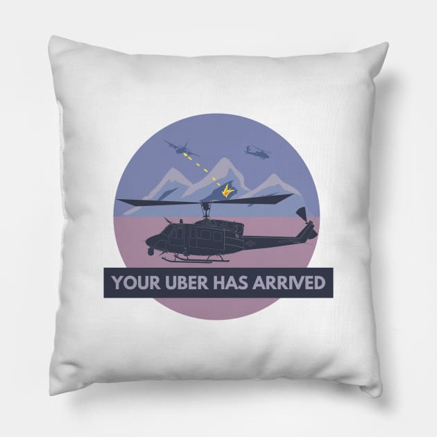 UH-1N Huey Helicopter Pillow by NorseTech