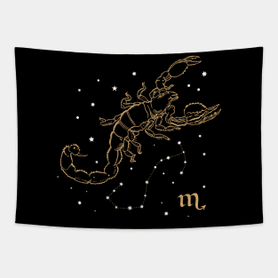 Scorpio, A Zodiac Sign Test Tapestry