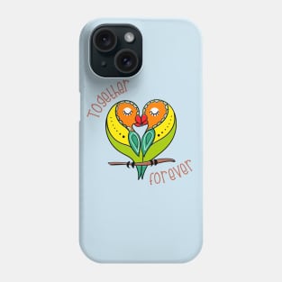 Together Forever Parrot Couple Phone Case