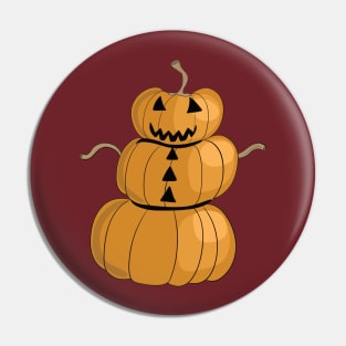 Pumpkin Man Pin