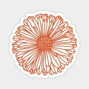 Gerbera Daisy Magnet