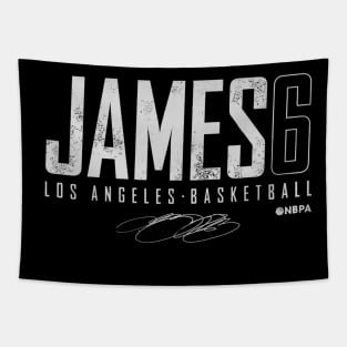 LeBron James 6 Los Angeles L Elite Tapestry