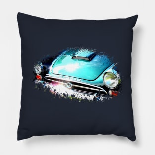 Sunbeam Alpine Tiger 1960s British classic car elements (without badge) Pillow