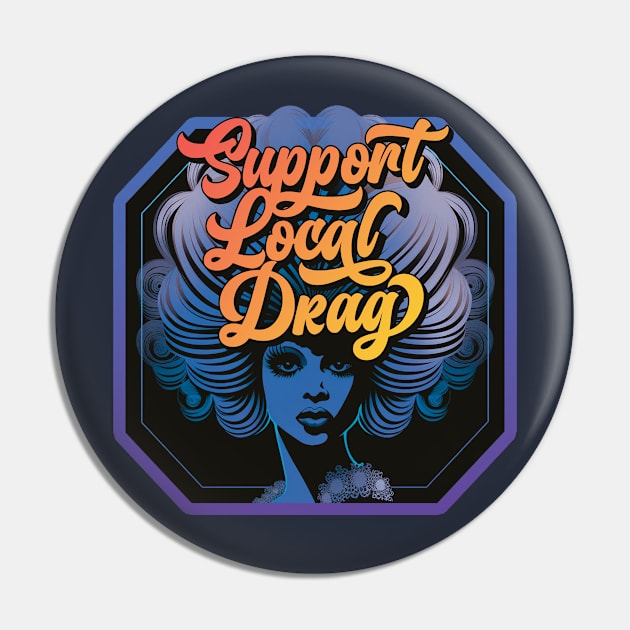 Support Local Drag Pin by Yue