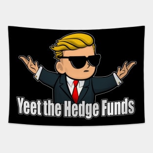 Yeet the Hedge Funds WSB Tapestry