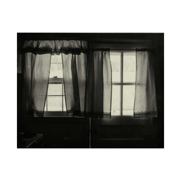 window in winter by lastgasp