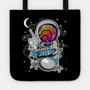 Astronaut Drummer HEX Coin To The Moon HEX Crypto Token Cryptocurrency Blockchain Wallet Birthday Gift For Men Women Kids Tote